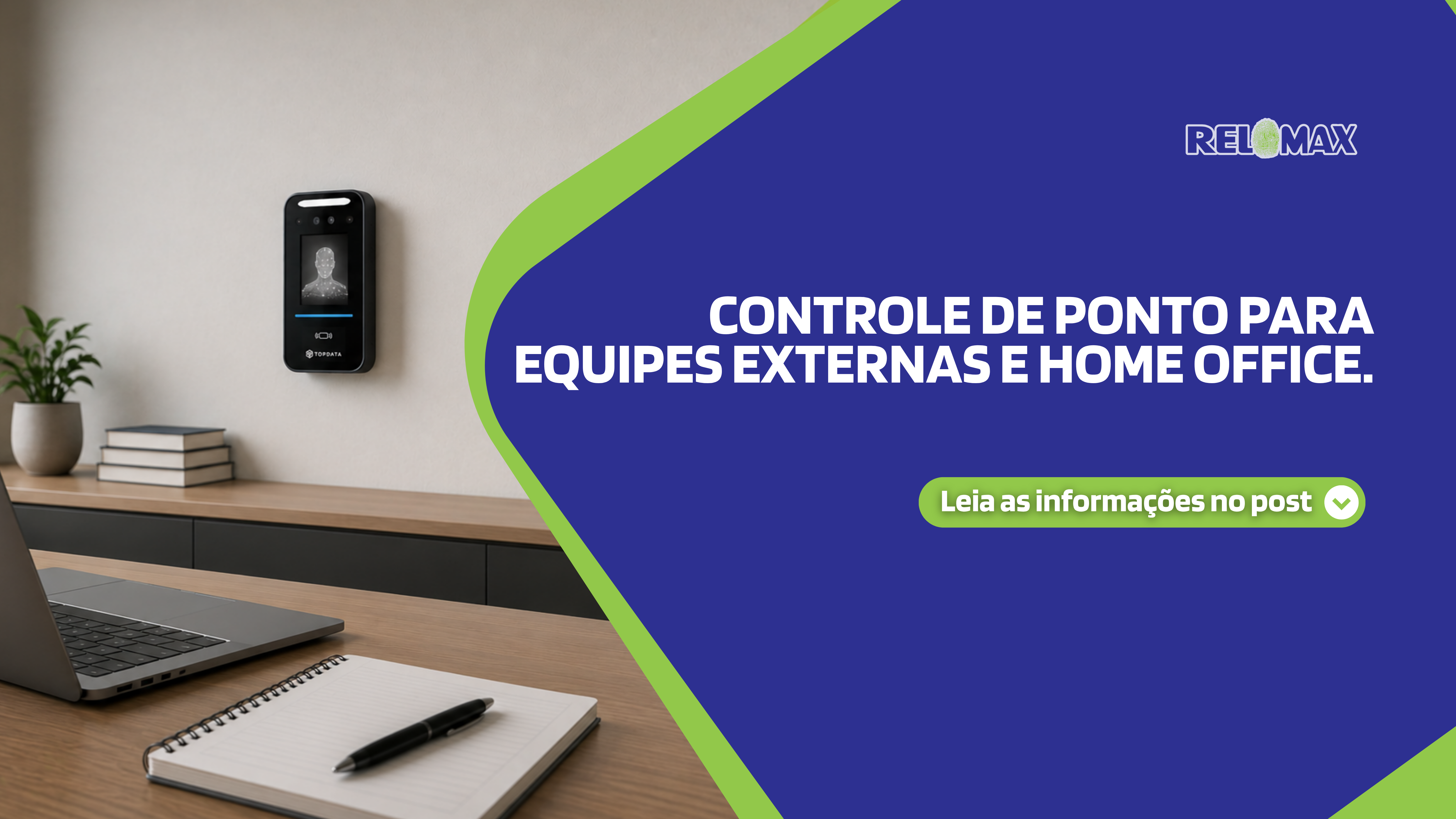 Controle de ponto para equipes externas e home office: mais praticidade para diferentes rotinas de trabalho.